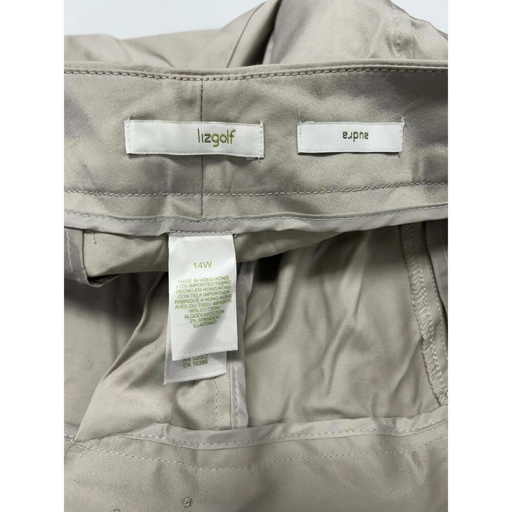 LizGolf Women's Casual Beige Pants - Picture 6 of 6